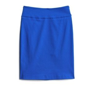 MARGARET M Stitchfix Blue Christiana Pencil Skirt